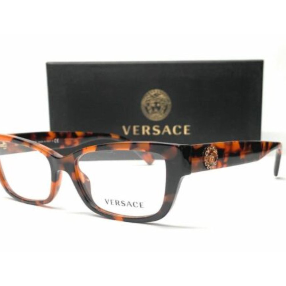 Versace Women's Havana Eyeglasses!